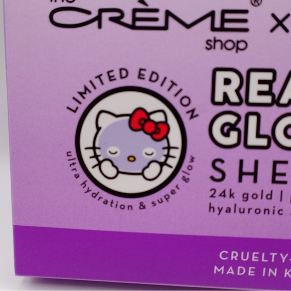 The Creme Shop x Hello Kitty Ready Set Glow Limited Edition Face Mask Sheet 3 - Picture 4 of 5